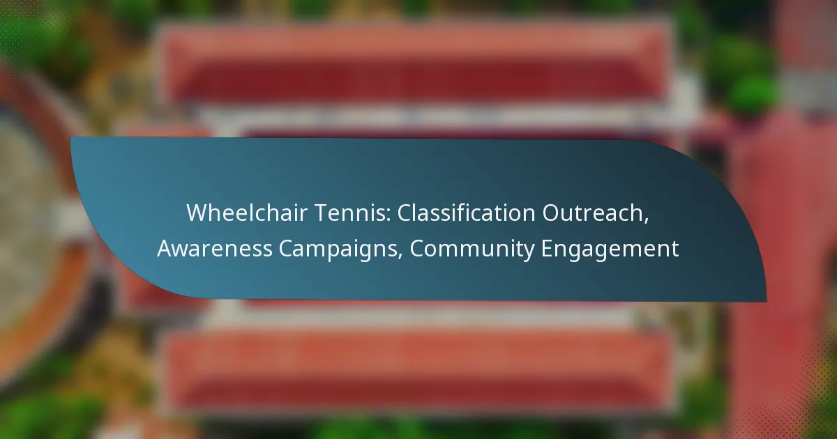 Wheelchair Tennis: Classification Outreach, Awareness Campaigns, Community Engagement