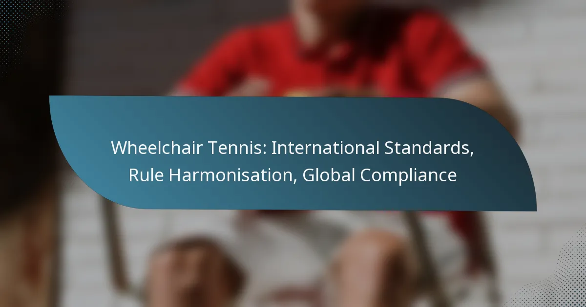 Wheelchair Tennis: International Standards, Rule Harmonisation, Global Compliance